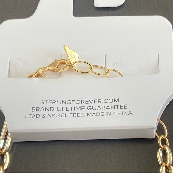 Sterling Forever 14K Gold Plated Carmen Chain Necklace - Picture 5 of 7